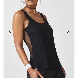 Fabletics black mesh workout tank small